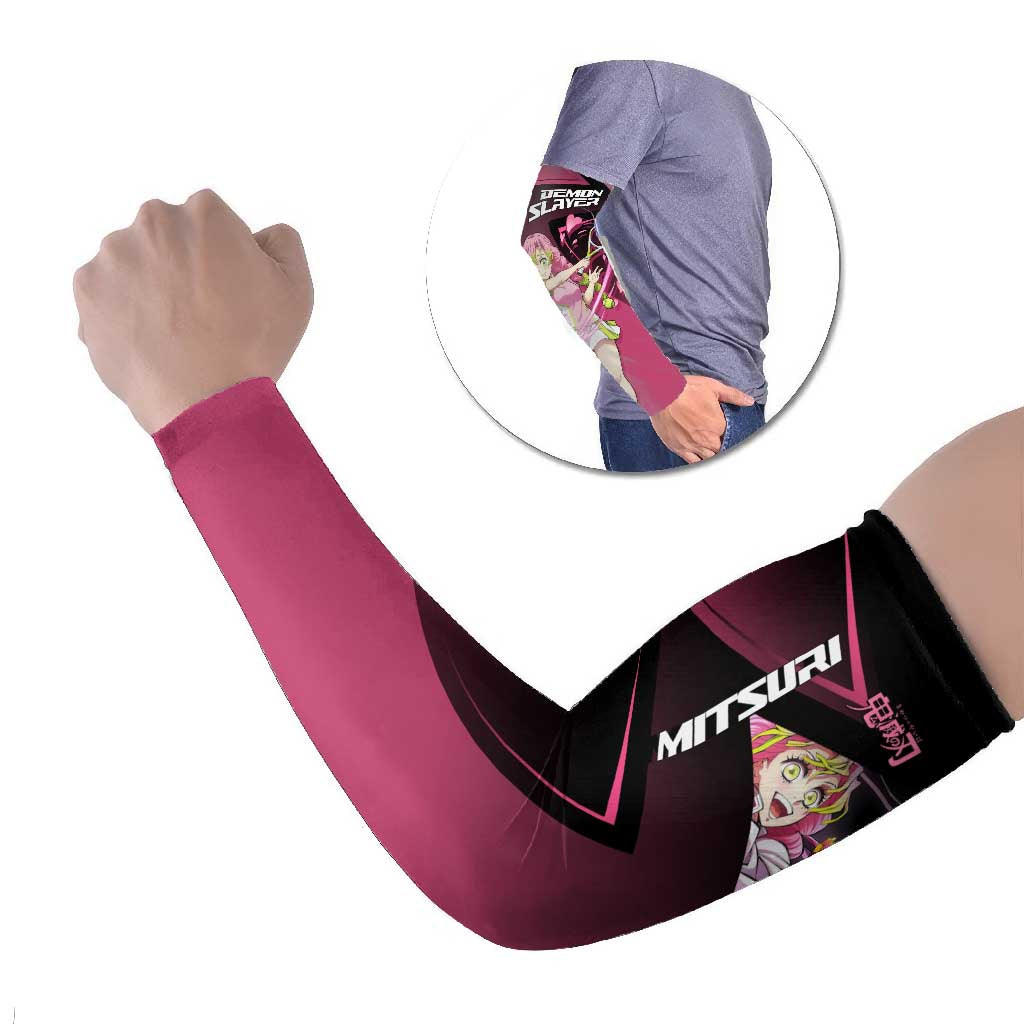 Mitsuri Kanroji Love Volley Arm Sleeves Sporty Anime Mashup Style