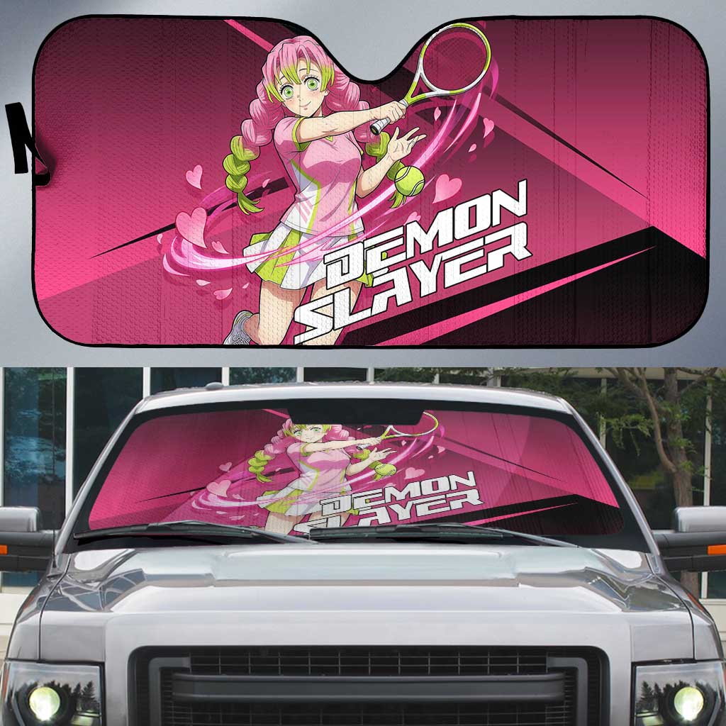 Mitsuri Kanroji Love Volley Auto Sun Shade Sporty Anime Mashup Style