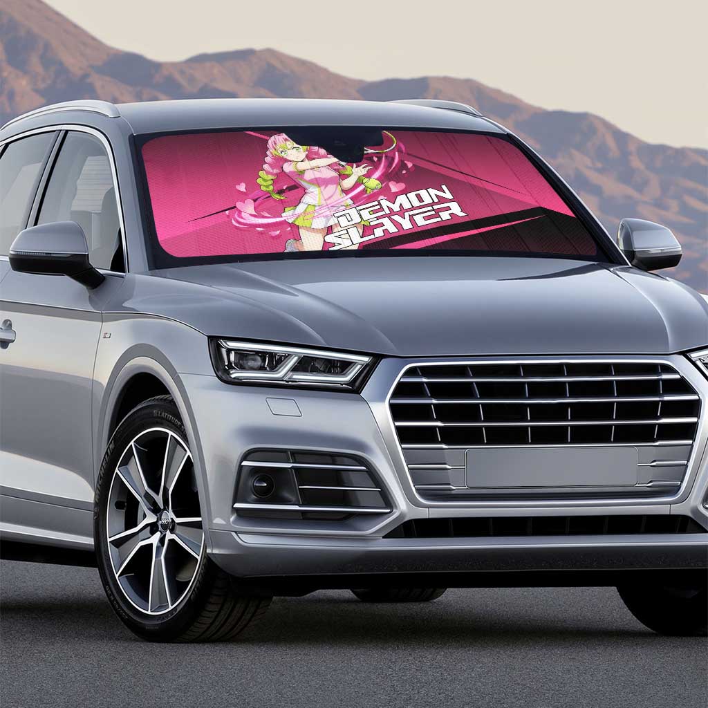 Mitsuri Kanroji Love Volley Auto Sun Shade Sporty Anime Mashup Style