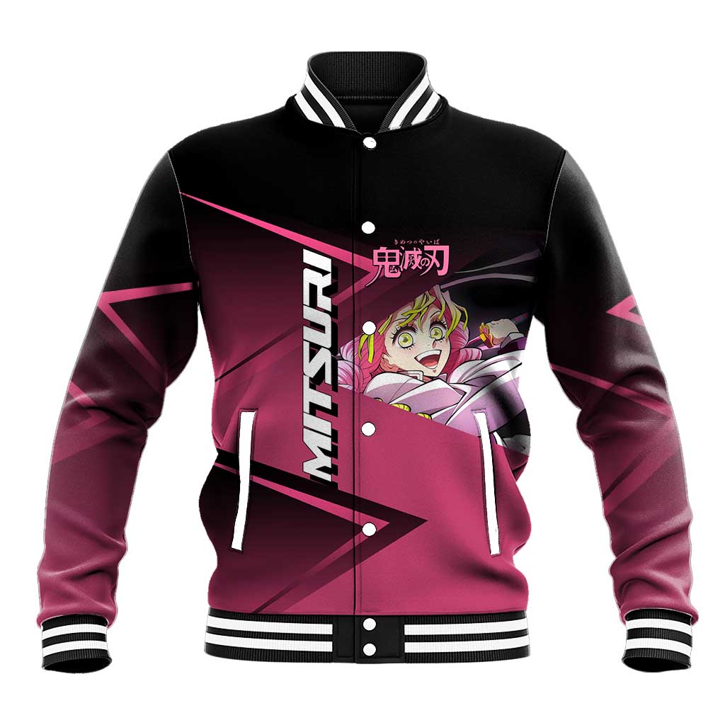 Mitsuri Kanroji Love Volley Baseball Jacket Sporty Anime Mashup Style