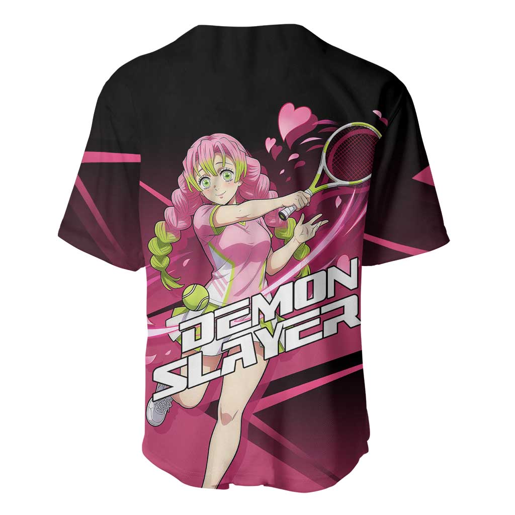 Mitsuri Kanroji Love Volley Baseball Jersey Sporty Anime Mashup Style