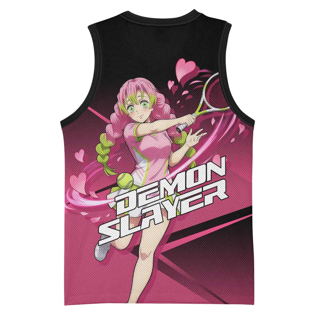 Mitsuri Kanroji Love Volley Basketball Jersey Sporty Anime Mashup Style