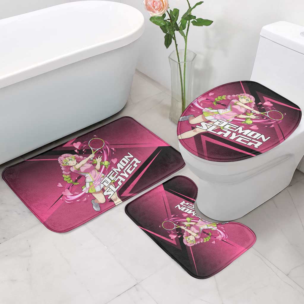 Mitsuri Kanroji Love Volley Bathroom Set Sporty Anime Mashup Style