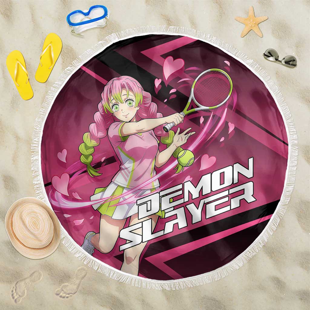 Mitsuri Kanroji Love Volley Beach Blanket Sporty Anime Mashup Style