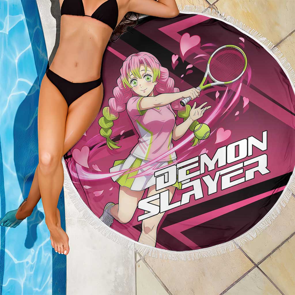 Mitsuri Kanroji Love Volley Beach Blanket Sporty Anime Mashup Style