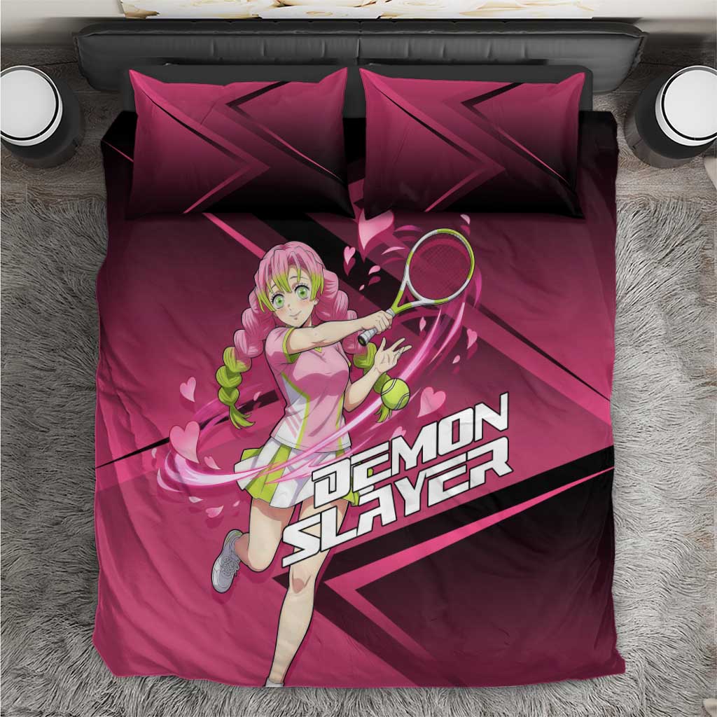 Mitsuri Kanroji Love Volley Bedding Set Sporty Anime Mashup Style