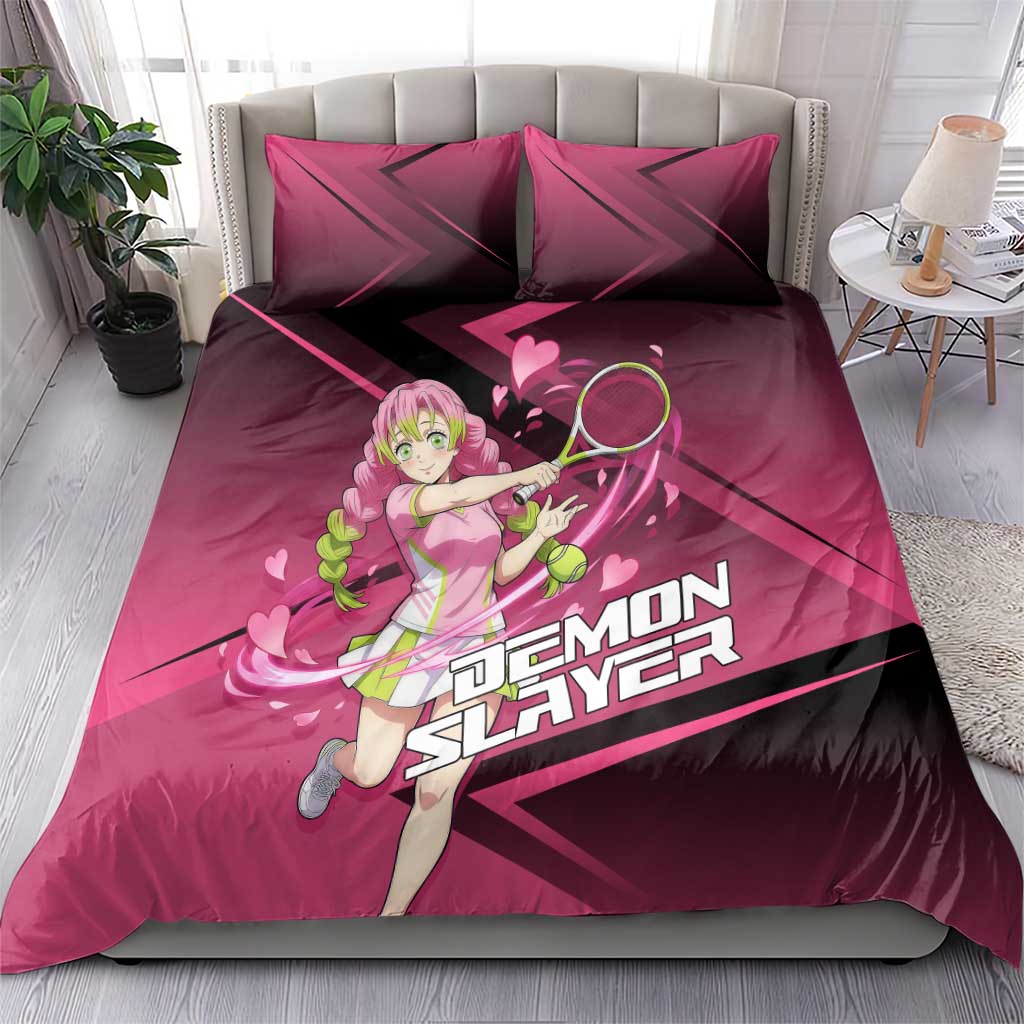 Mitsuri Kanroji Love Volley Bedding Set Sporty Anime Mashup Style