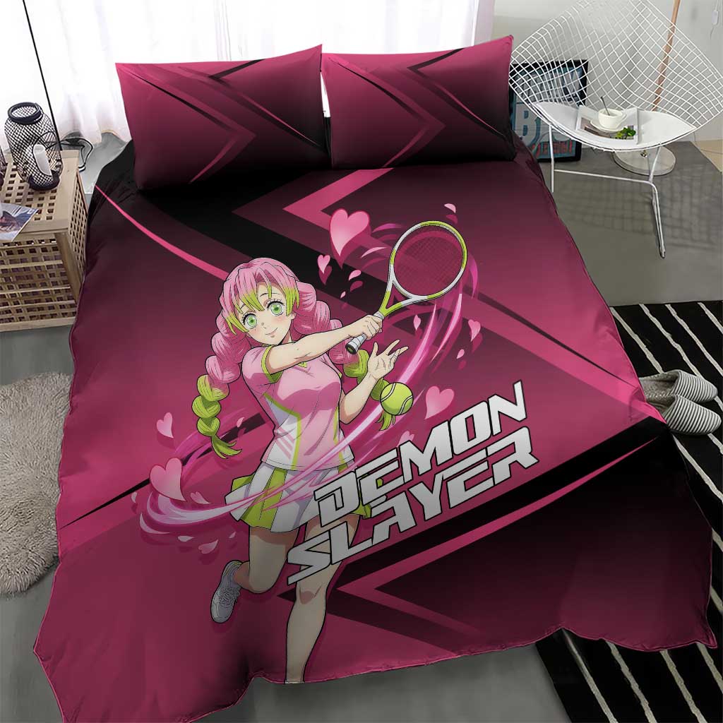 Mitsuri Kanroji Love Volley Bedding Set Sporty Anime Mashup Style