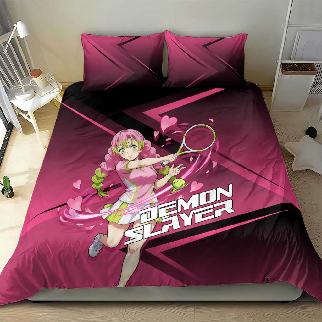 Mitsuri Kanroji Love Volley Bedding Set Sporty Anime Mashup Style