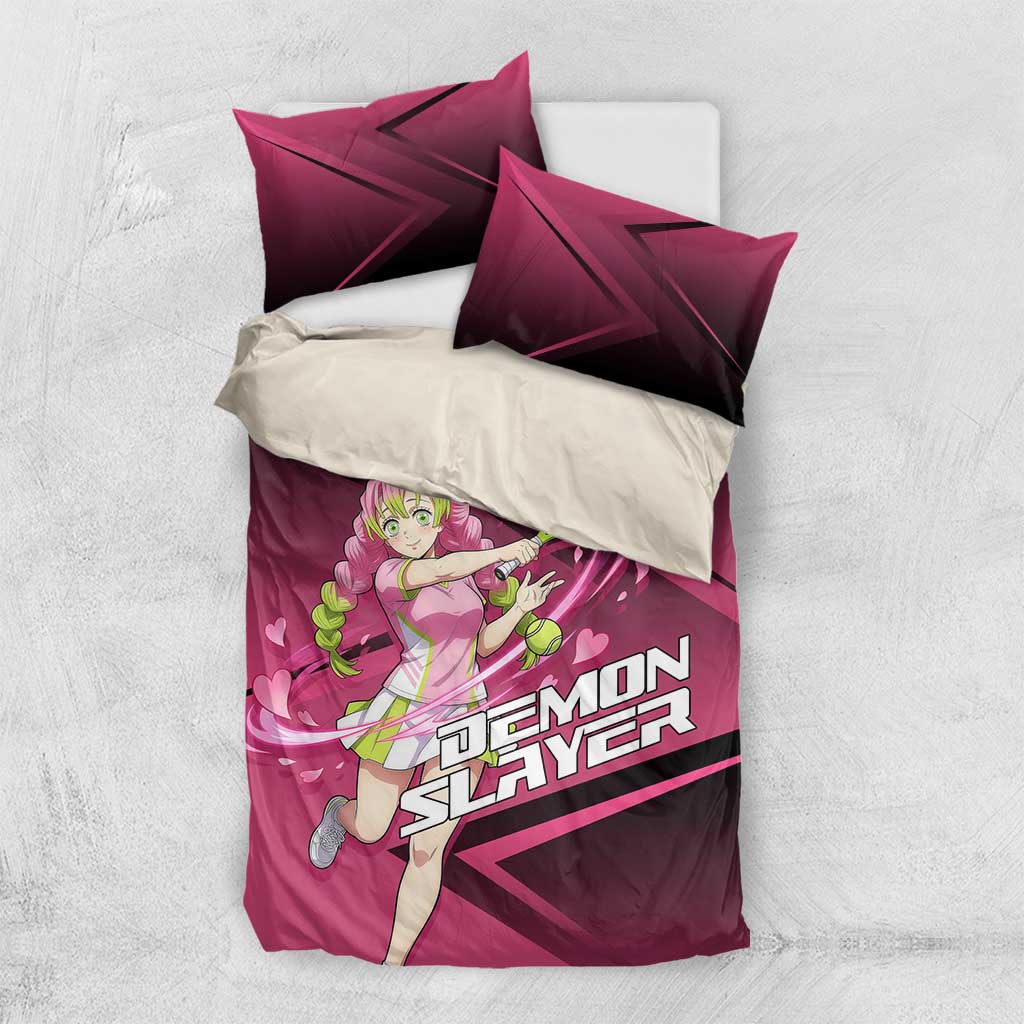Mitsuri Kanroji Love Volley Bedding Set Sporty Anime Mashup Style