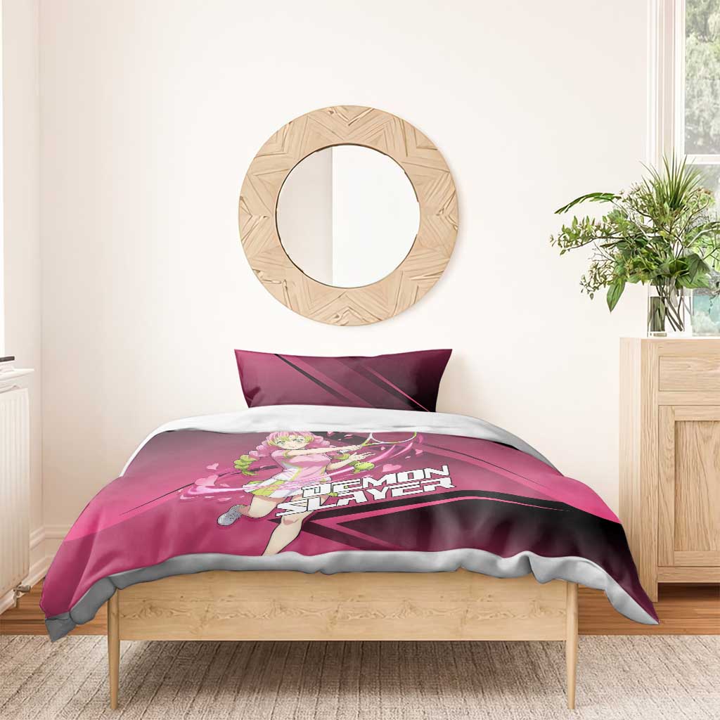Mitsuri Kanroji Love Volley Bedding Set Sporty Anime Mashup Style