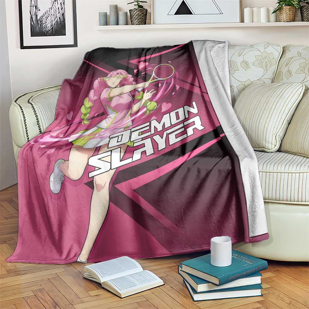 Mitsuri Kanroji Love Volley Blanket Sporty Anime Mashup Style