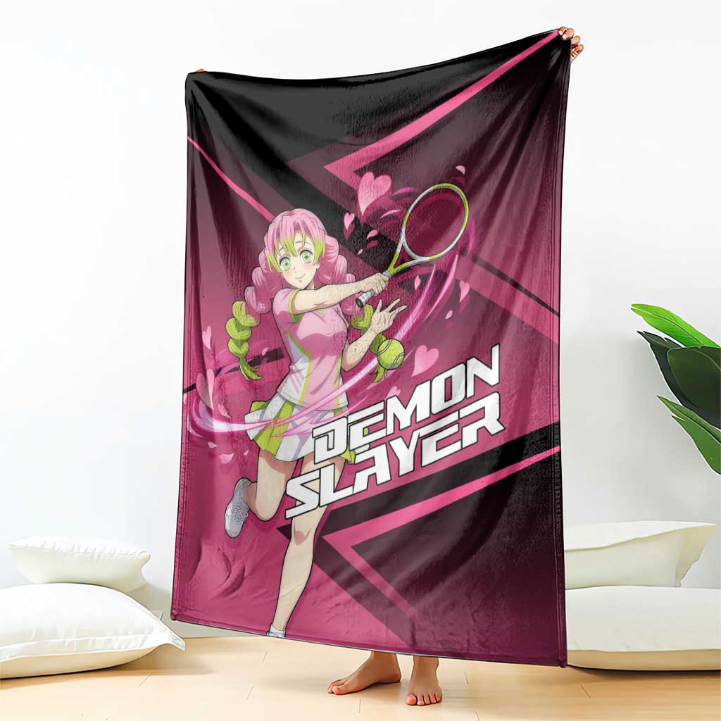 Mitsuri Kanroji Love Volley Blanket Sporty Anime Mashup Style
