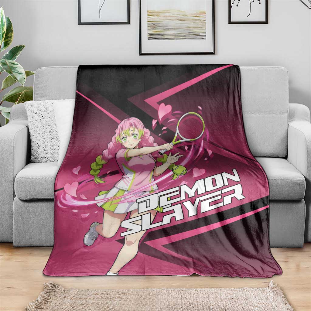 Mitsuri Kanroji Love Volley Blanket Sporty Anime Mashup Style