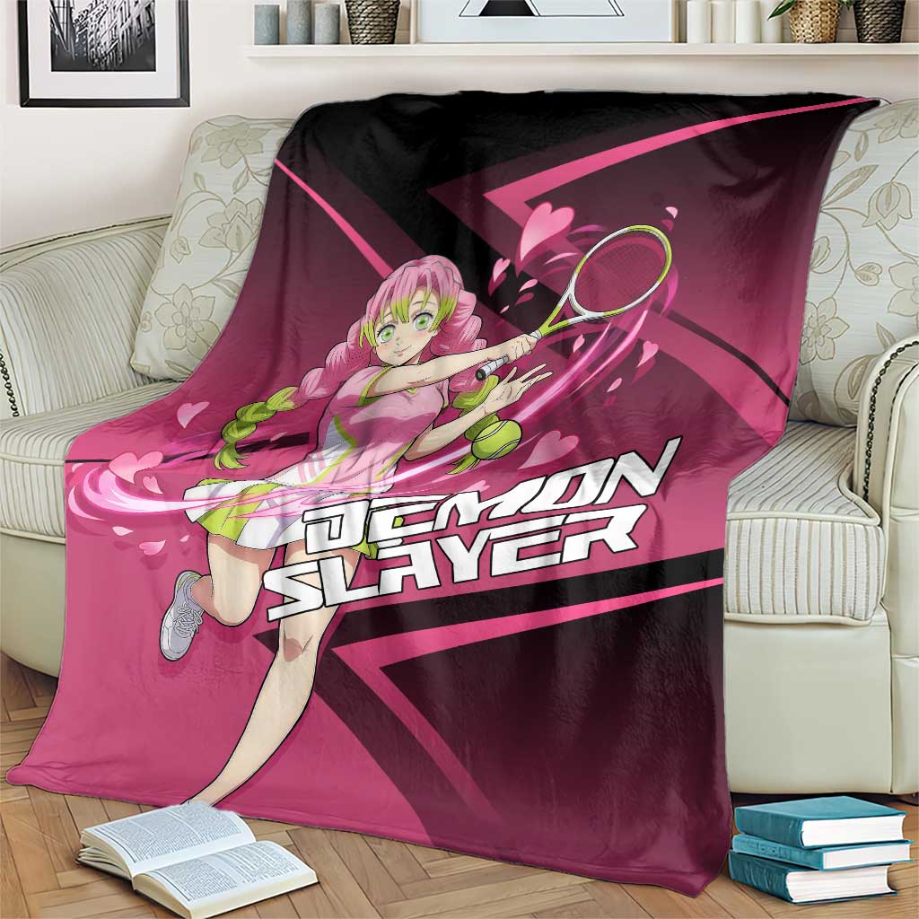 Mitsuri Kanroji Love Volley Blanket Sporty Anime Mashup Style