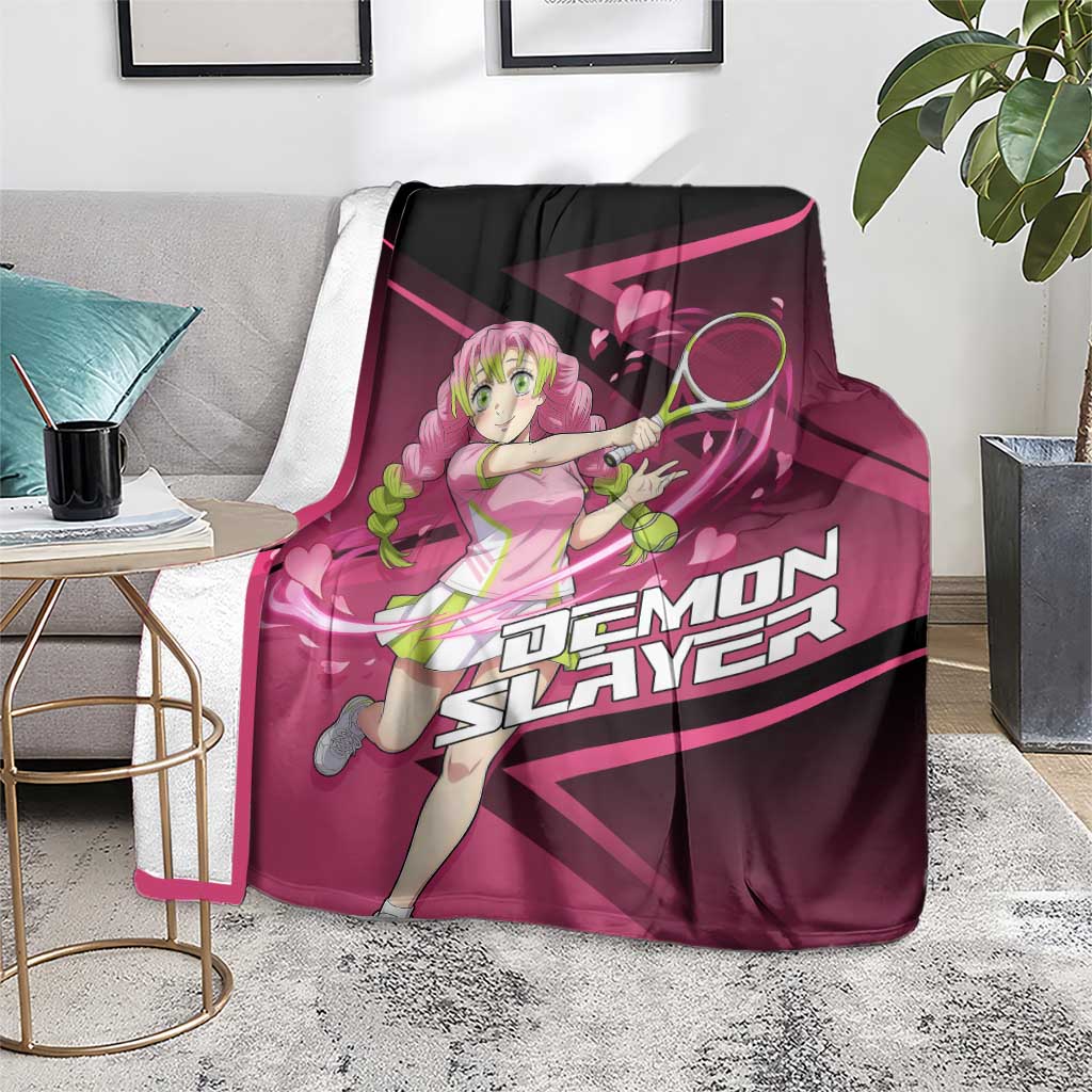 Mitsuri Kanroji Love Volley Blanket Sporty Anime Mashup Style