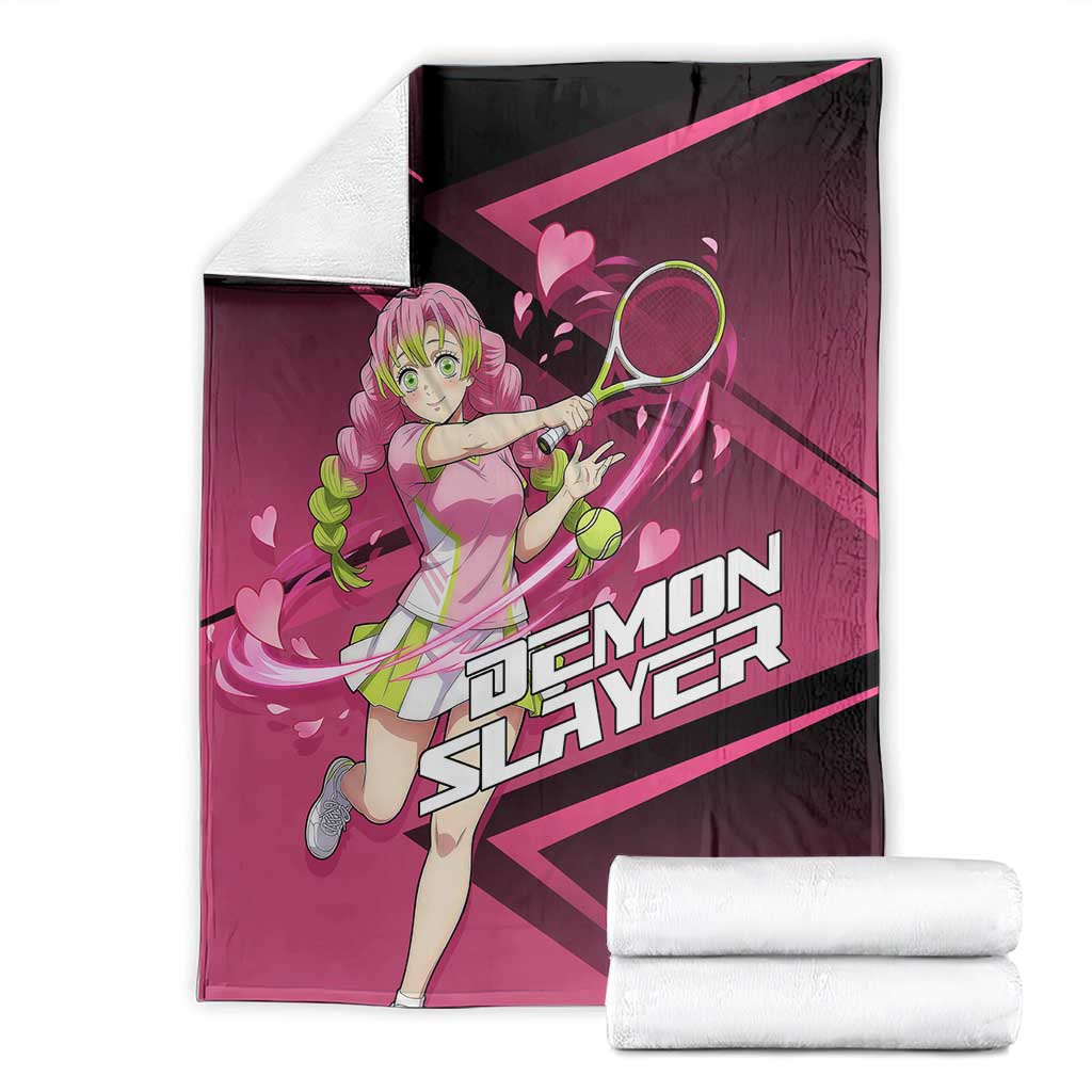 Mitsuri Kanroji Love Volley Blanket Sporty Anime Mashup Style