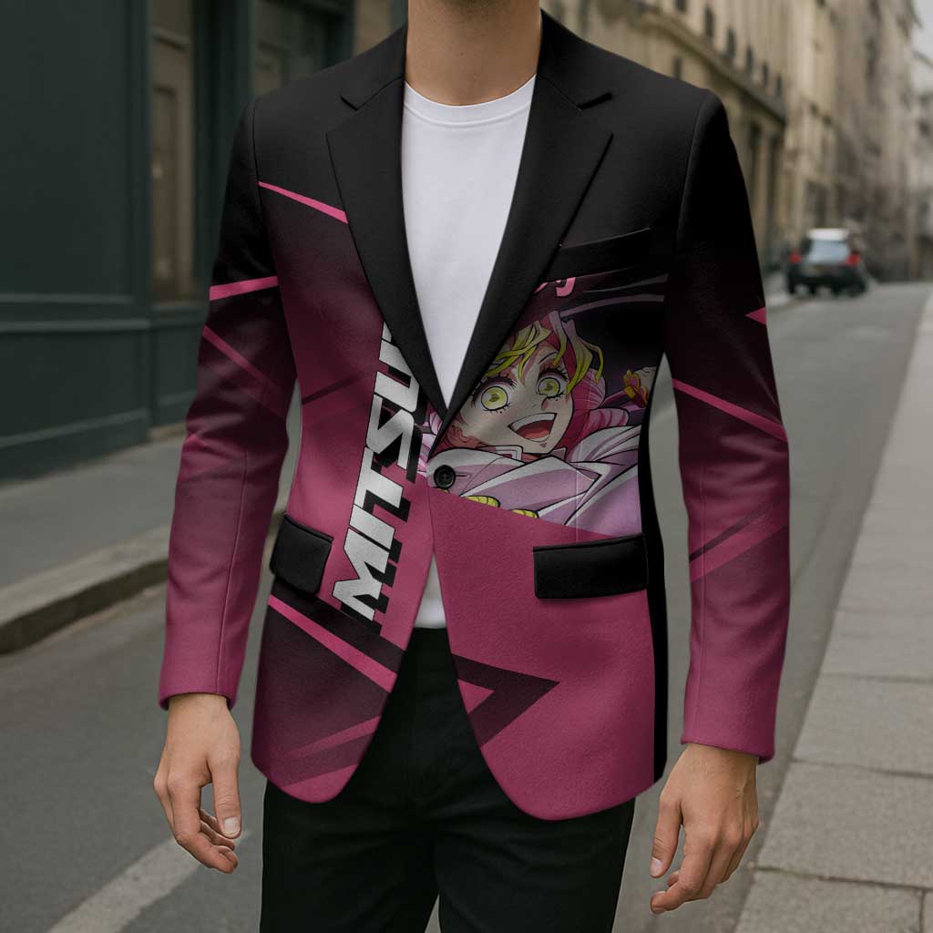 Mitsuri Kanroji Love Volley Blazer Sporty Anime Mashup Style