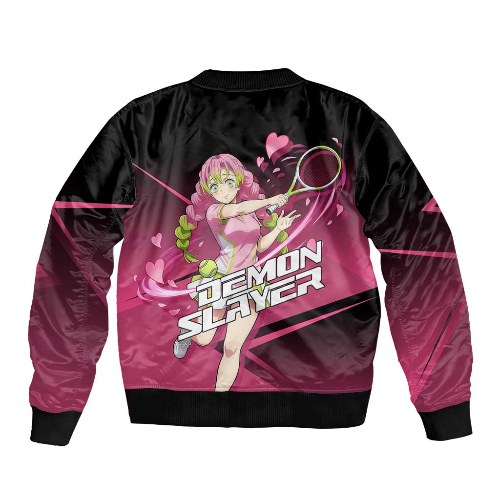 Mitsuri Kanroji Love Volley Bomber Jacket Sporty Anime Mashup Style