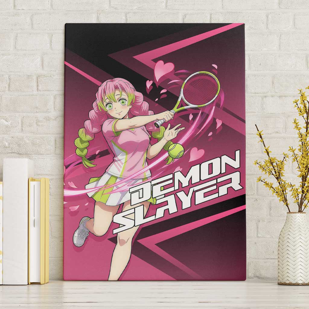 Mitsuri Kanroji Love Volley Canvas Wall Art Sporty Anime Mashup Style