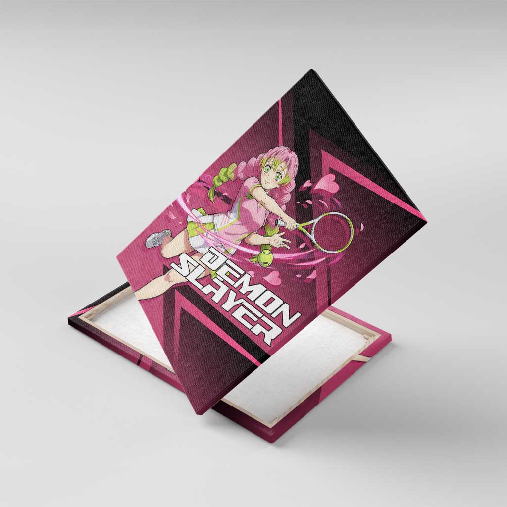 Mitsuri Kanroji Love Volley Canvas Wall Art Sporty Anime Mashup Style