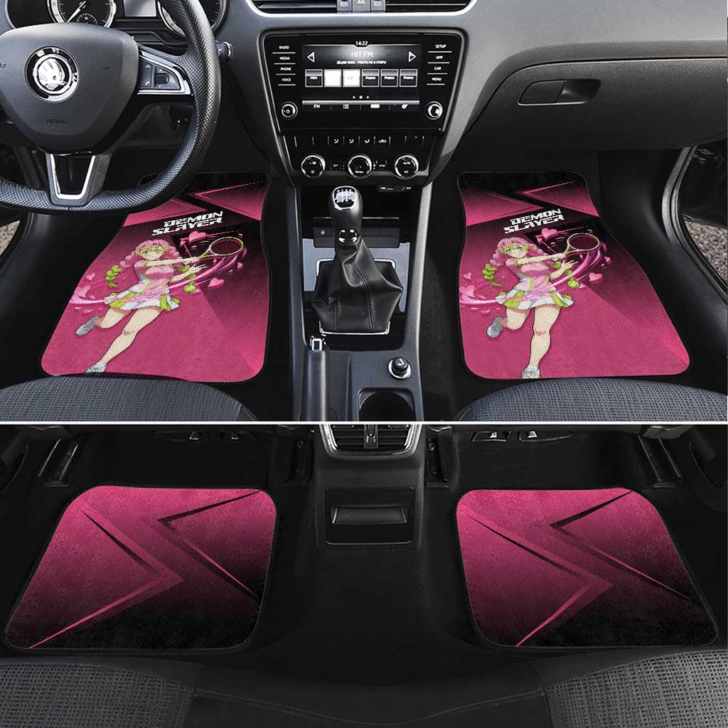 Mitsuri Kanroji Love Volley Car Mats Sporty Anime Mashup Style