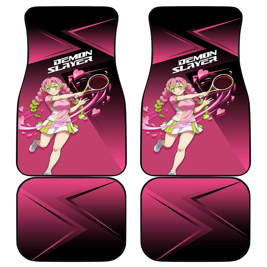 Mitsuri Kanroji Love Volley Car Mats Sporty Anime Mashup Style