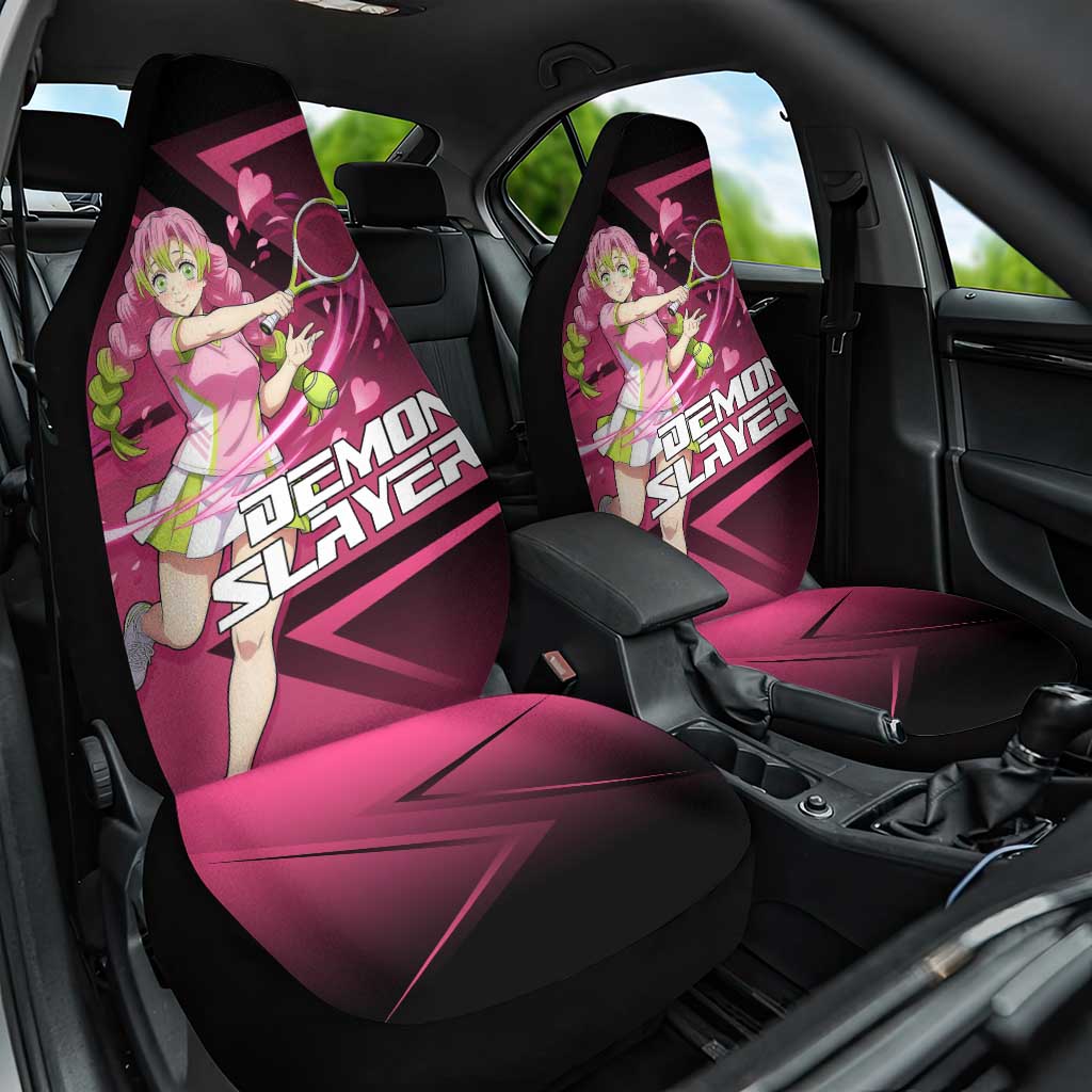 Mitsuri Kanroji Love Volley Car Seat Cover Sporty Anime Mashup Style