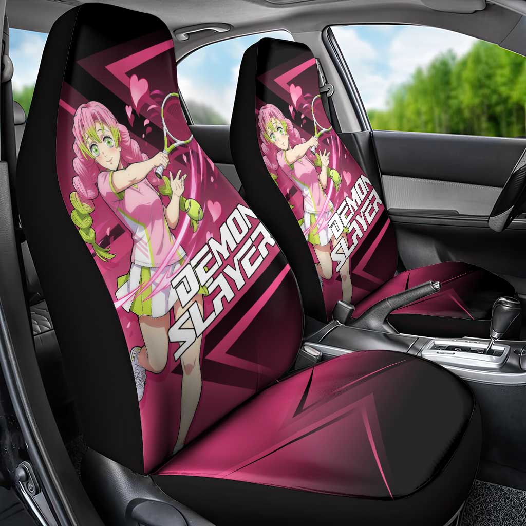 Mitsuri Kanroji Love Volley Car Seat Cover Sporty Anime Mashup Style