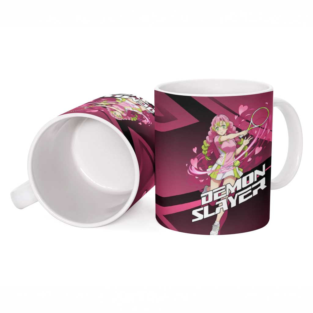 Mitsuri Kanroji Love Volley Ceramic Mug Sporty Anime Mashup Style