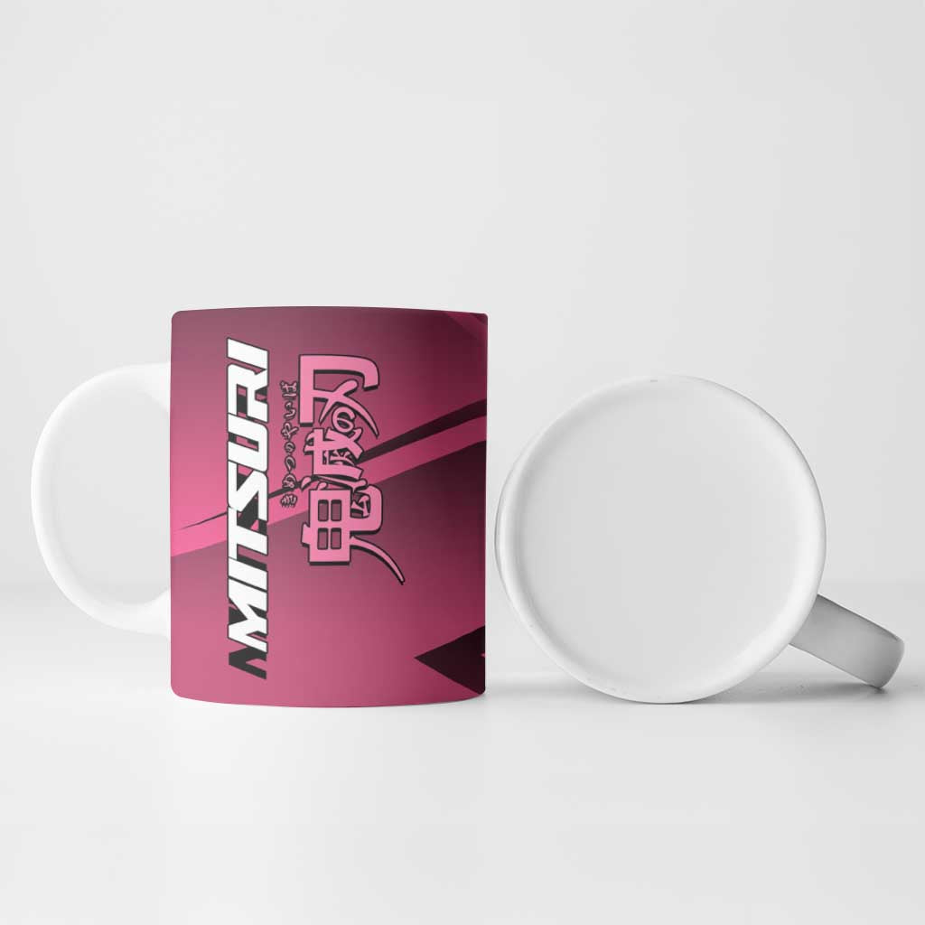 Mitsuri Kanroji Love Volley Ceramic Mug Sporty Anime Mashup Style