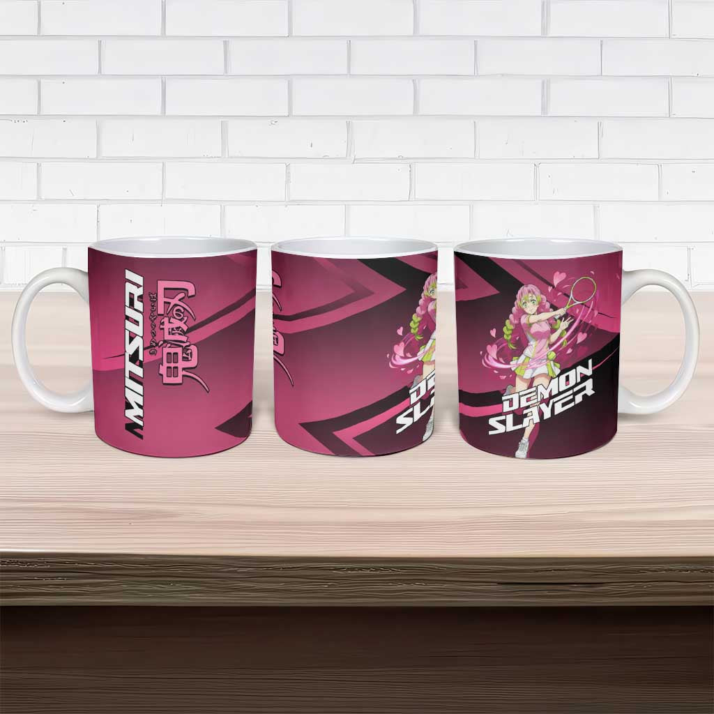 Mitsuri Kanroji Love Volley Ceramic Mug Sporty Anime Mashup Style