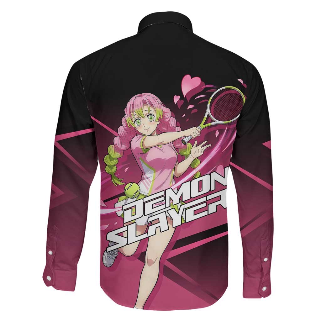 Mitsuri Kanroji Love Volley Family Matching Puletasi and Hawaiian Shirt Sporty Anime Mashup Style