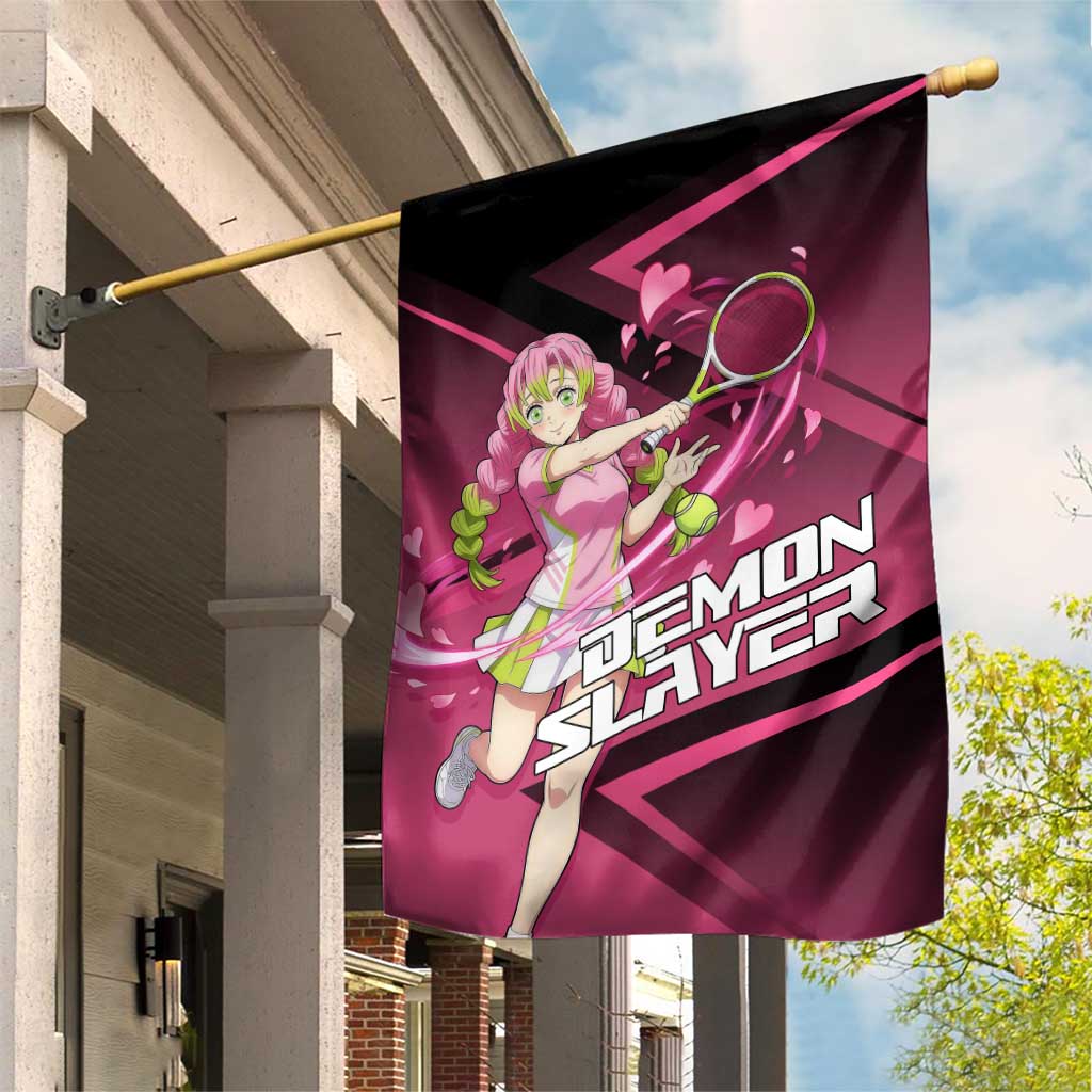 Mitsuri Kanroji Love Volley Garden Flag Sporty Anime Mashup Style