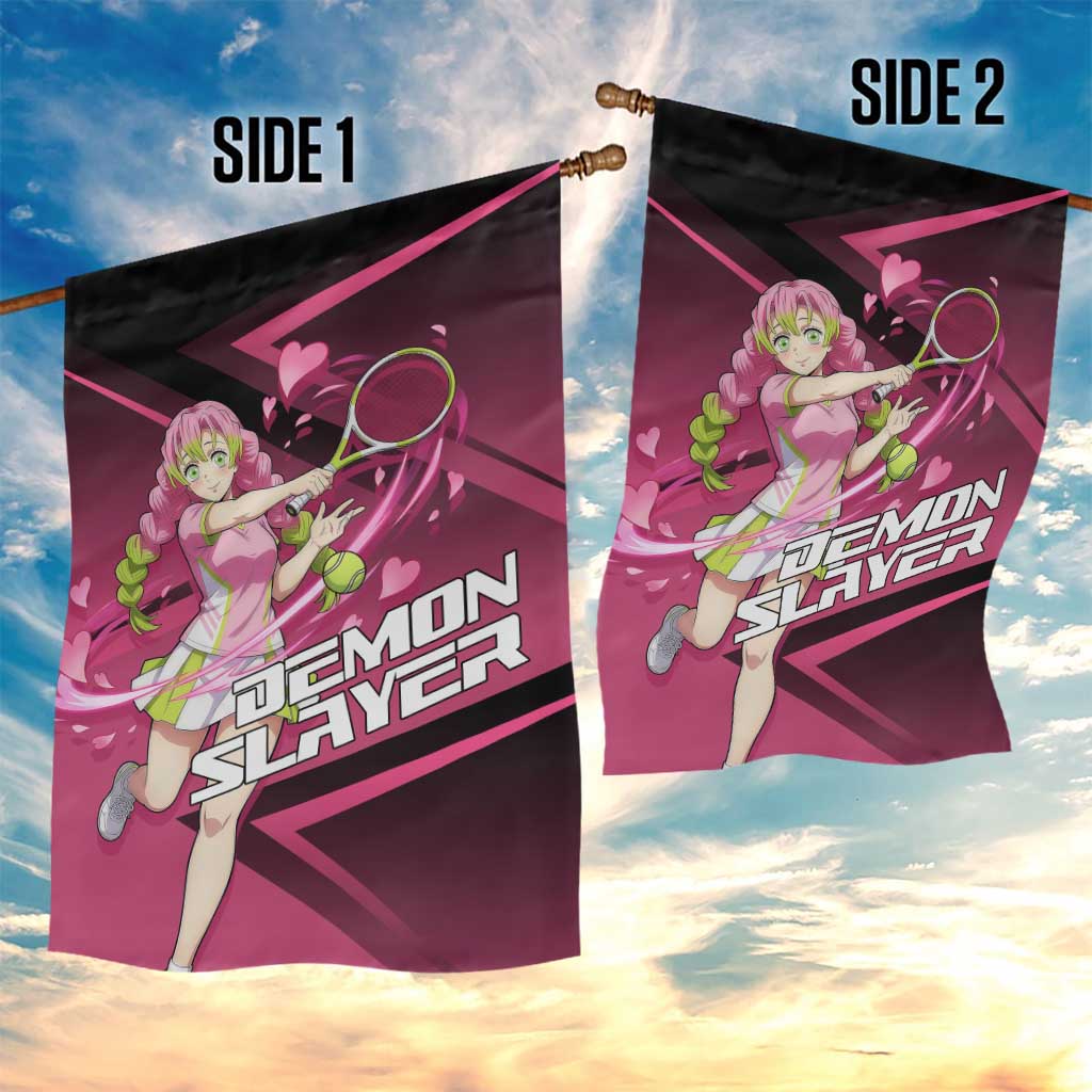 Mitsuri Kanroji Love Volley Garden Flag Sporty Anime Mashup Style
