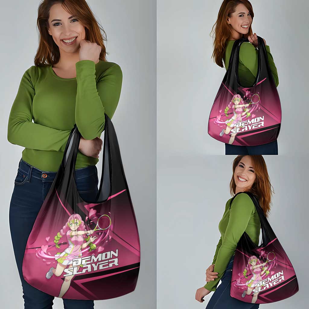 Mitsuri Kanroji Love Volley Grocery Bag Sporty Anime Mashup Style