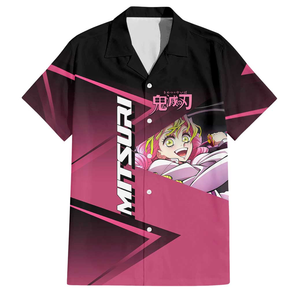 Mitsuri Kanroji Love Volley Hawaiian Shirt Sporty Anime Mashup Style