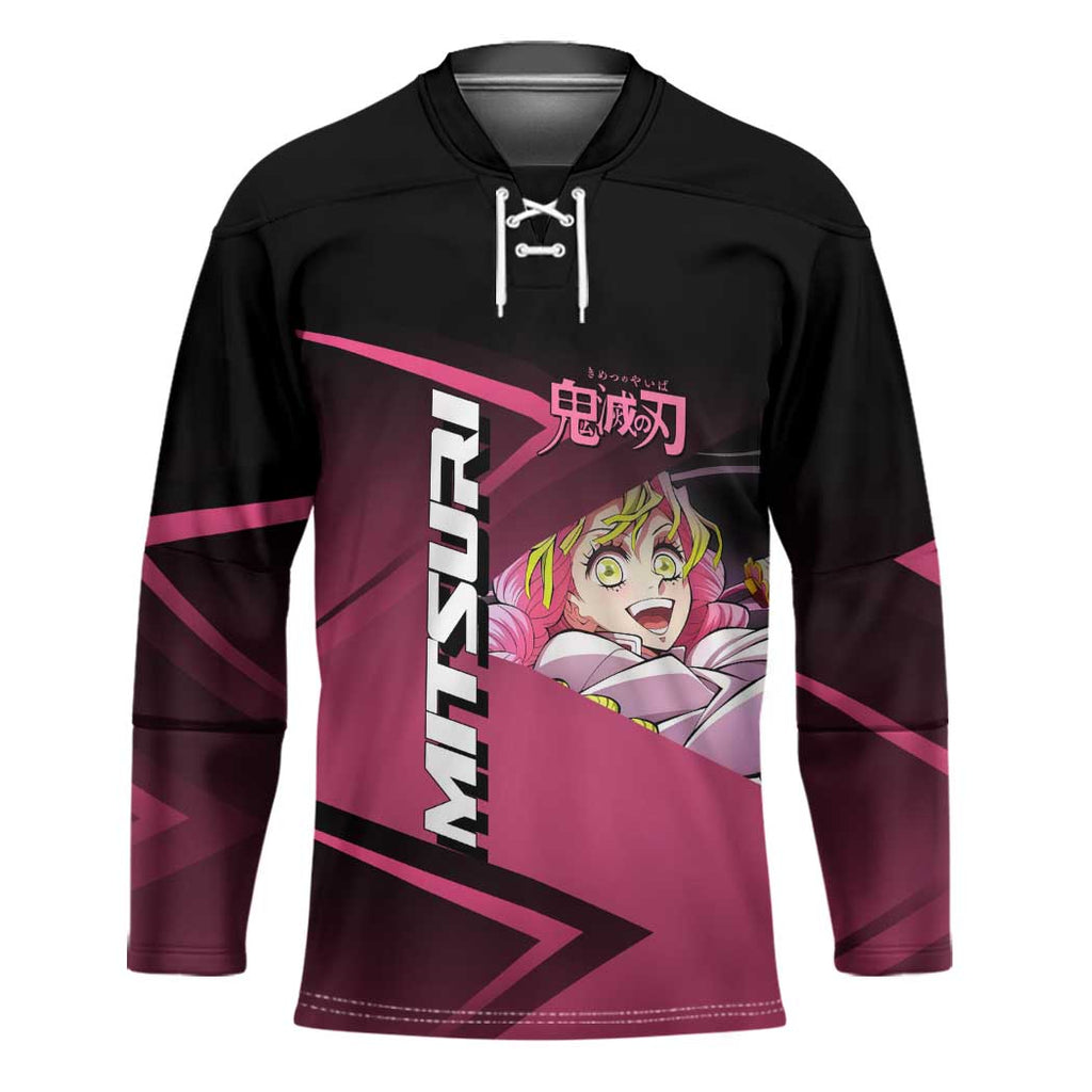 Mitsuri Kanroji Love Volley Hockey Jersey Sporty Anime Mashup Style