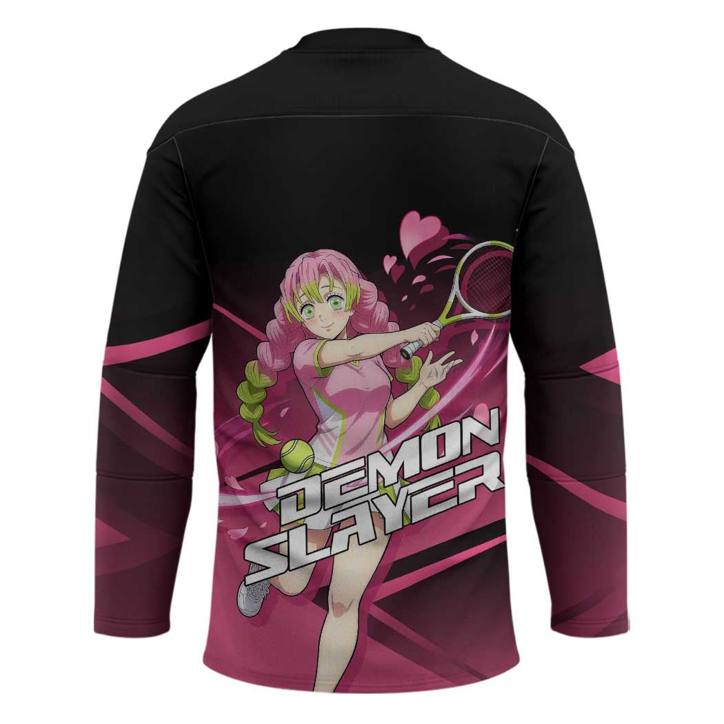 Mitsuri Kanroji Love Volley Hockey Jersey Sporty Anime Mashup Style