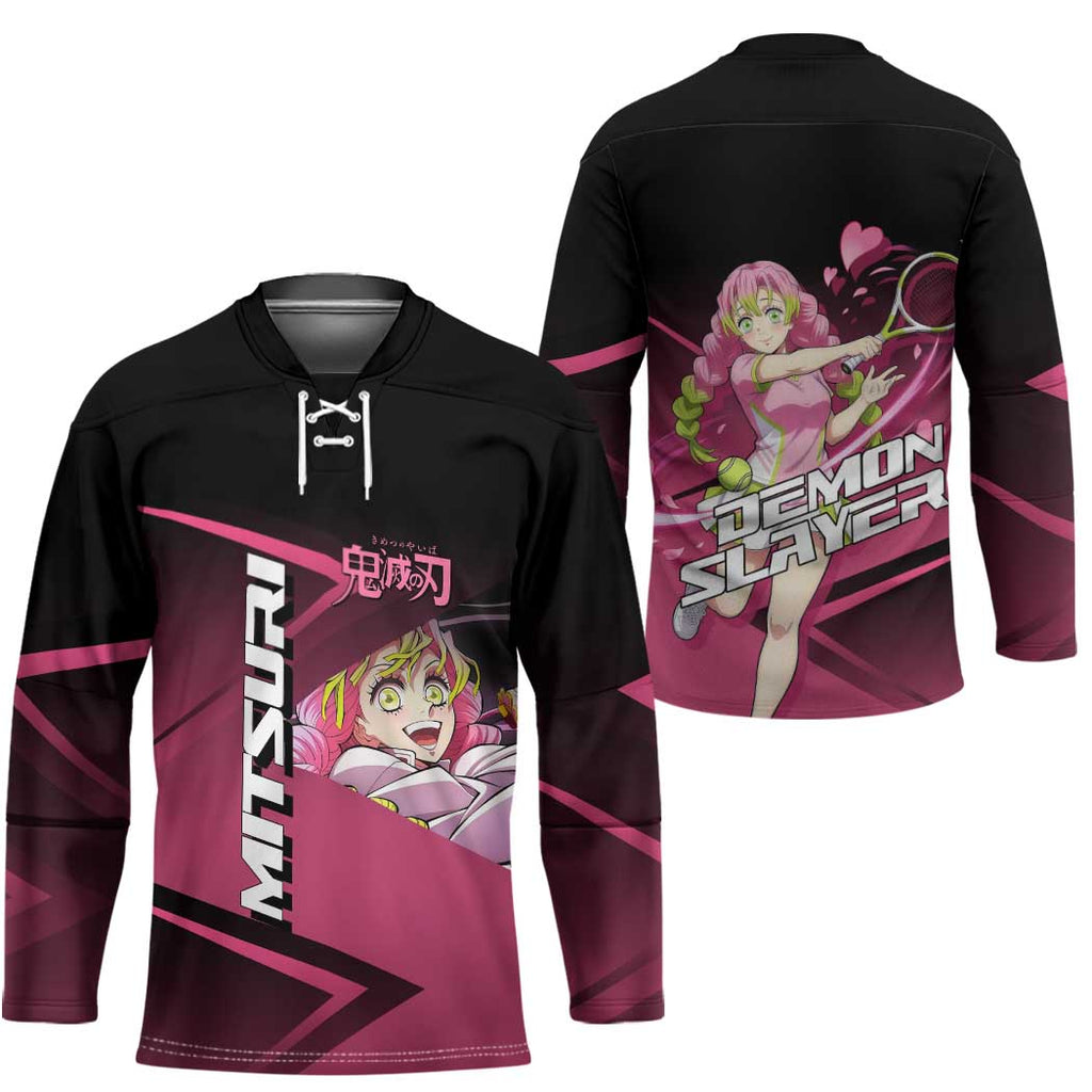 Mitsuri Kanroji Love Volley Hockey Jersey Sporty Anime Mashup Style