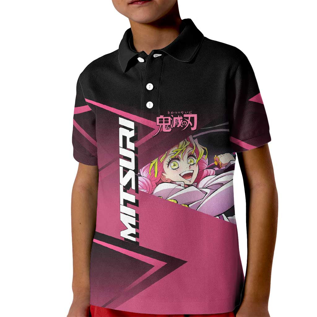 Mitsuri Kanroji Love Volley Kid Polo Shirt Sporty Anime Mashup Style