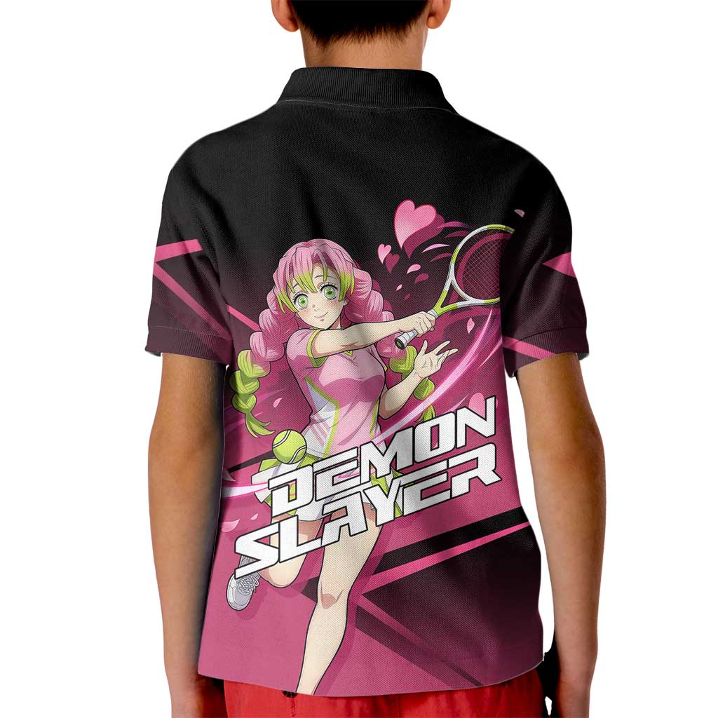 Mitsuri Kanroji Love Volley Kid Polo Shirt Sporty Anime Mashup Style
