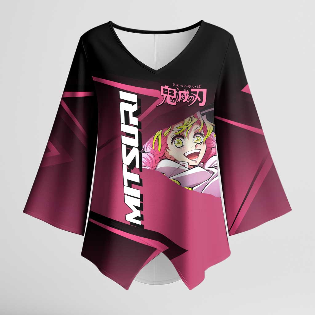 Mitsuri Kanroji Love Volley Kimono Sleeve Blouse Sporty Anime Mashup Style