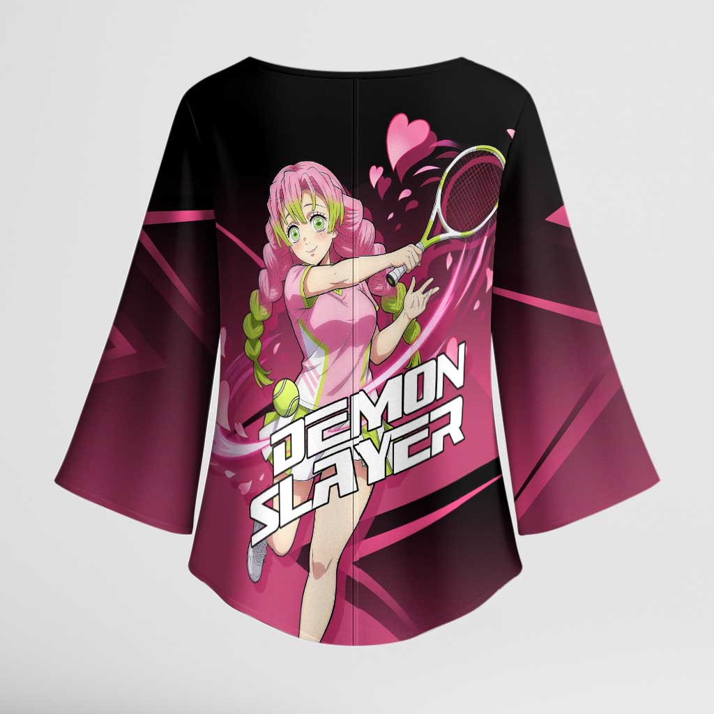 Mitsuri Kanroji Love Volley Kimono Sleeve Blouse Sporty Anime Mashup Style