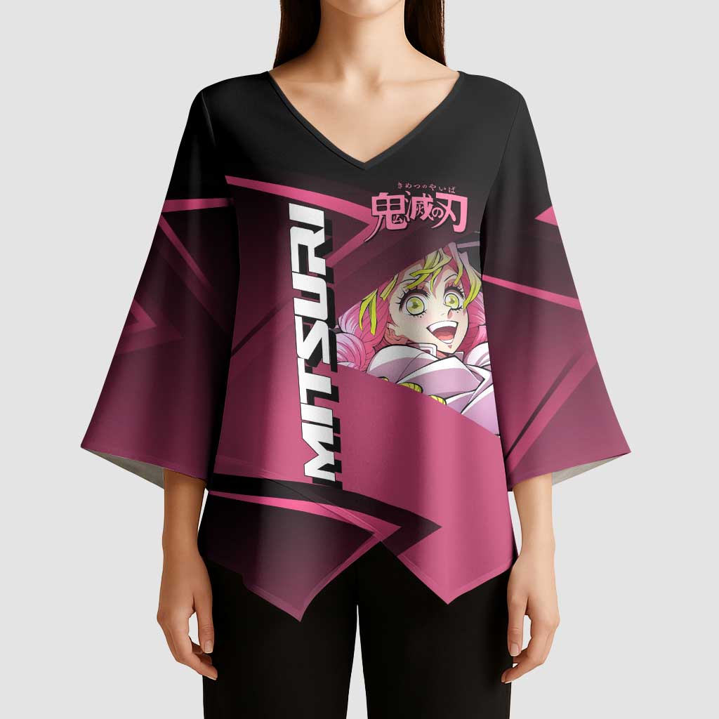 Mitsuri Kanroji Love Volley Kimono Sleeve Blouse Sporty Anime Mashup Style