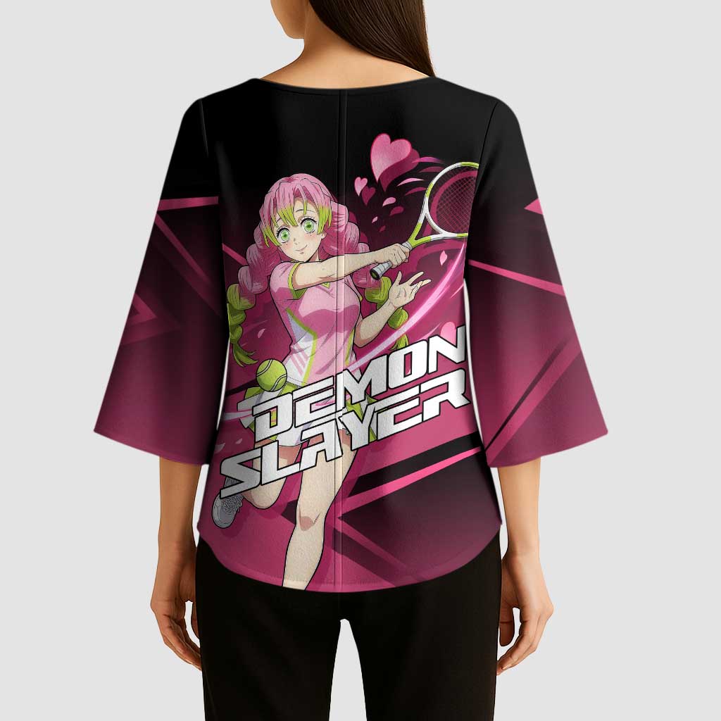Mitsuri Kanroji Love Volley Kimono Sleeve Blouse Sporty Anime Mashup Style