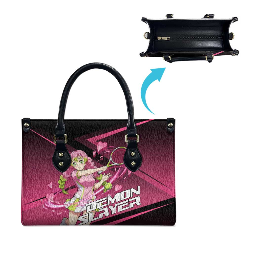 Mitsuri Kanroji Love Volley Leather Bag Sporty Anime Mashup Style