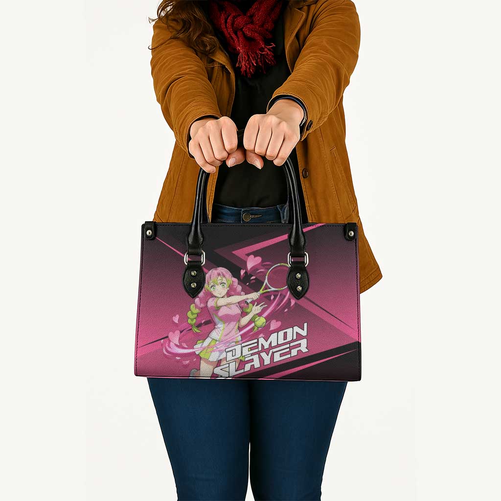 Mitsuri Kanroji Love Volley Leather Bag Sporty Anime Mashup Style