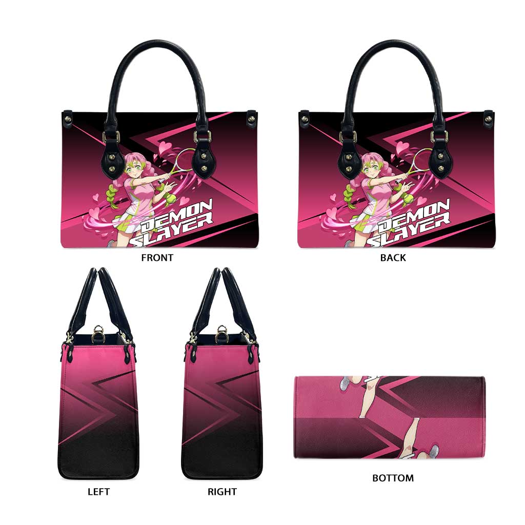 Mitsuri Kanroji Love Volley Leather Bag Sporty Anime Mashup Style