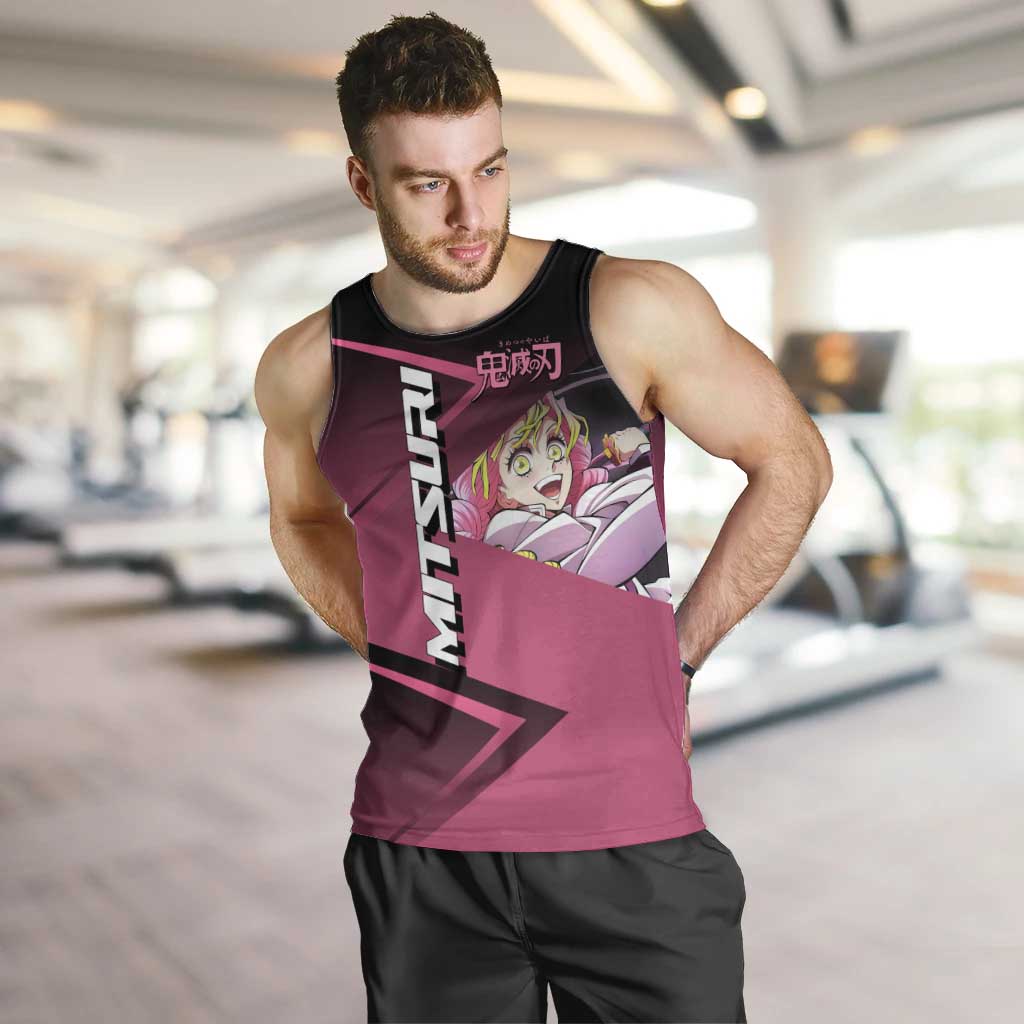 Mitsuri Kanroji Love Volley Men Tank Top Sporty Anime Mashup Style